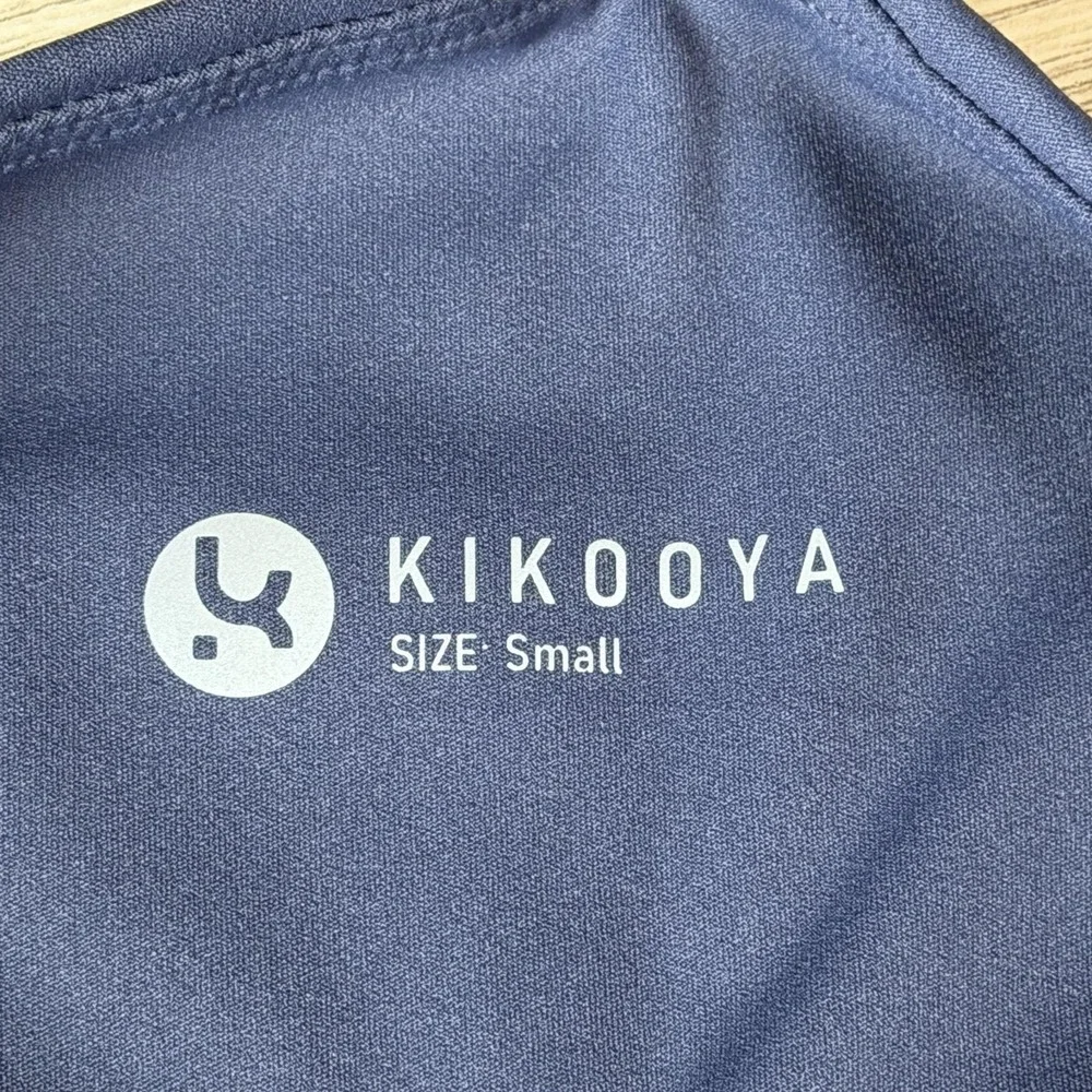 Kikooya Ikon Outfit Womens Small Navy Blue Sports Bra Leggings Matching Set